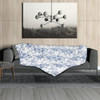 Blue White-floral