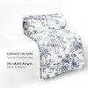 Dusty Blue White-floral