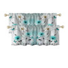 Teal and White
