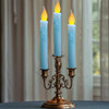 2pc long blue wax candles