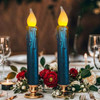 4 pcs black long taper candles