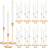 Gold Holders, White Candles