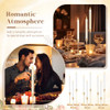 Gold Holders, White Candles