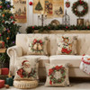 Vintage Christmas Throw Pillow