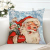 Christmas Santa Claus-blue
