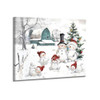 Cute Snowman Family