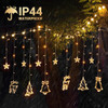Jingle Bell Curtain Lights