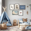 Pilot Bear Prints-Brown Frame