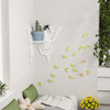 White Butterfly Corner Shelf