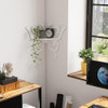 White Butterfly Corner Shelf