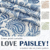 Paisley | Blue on White