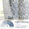 Baroque | Slate Blue on Flax