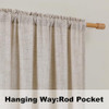 Natural,rod Pocket