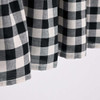 Linen & Black Plaid