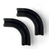 Black 90°Curved Connectors