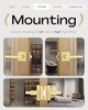 Passage Lock (Keyless)Corridors/wardrobes
