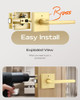 Privacy Lock (Push Button Lock)Bedroom/bathroom