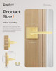 Dummy Door Lever without Lock and Key
