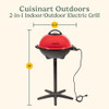 2-in-1 Outdoor Electric Grill