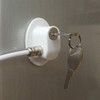 White Refrigerator Door Lock - 2 Pack