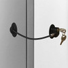 Black Refrigerator Door Lock - 2 Pack