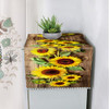 Sunflower Wood Background