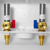 brass white