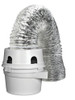 White Bucket and Silver Duct