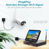 4pcs 5MP Cameras + 10CH NVR with 10.1" Monitor