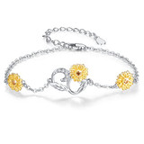 B-Sunflower Anklet Bracelet