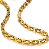 Gold Tungsten Astro Necklace