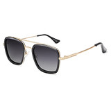 C1 Gold Frame/Black Rim/Gradient Grey Lens