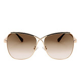 Golden Frame & Gradual Brown Lens