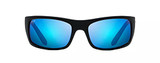 Black Matte Rubber/Blue Hawaii