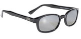 Black Frame/Silver Mirror Lens