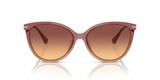 Dusty Rose Light Brown/Purple Amber Gradient