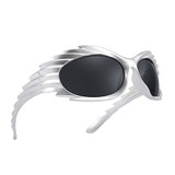 Silver Frame Grey Lens