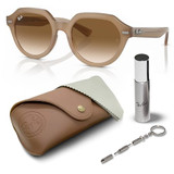 Polished Turtledove Frame | Brown Lens