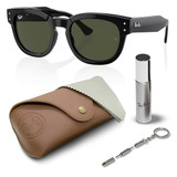 Polished Black Frame | Green Lens