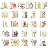 26PCS-Letter （3 inches）