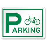 10" x 14" - Bicycle Parking