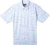 White Framed Fish Woven