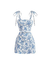 Blue and White