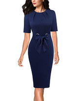 Navy Blue-short Sleeves