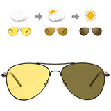 Black Frame/Yellow Photochromic Polarized Lens