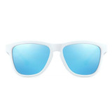 Matte White/Ice Blue Mirrored