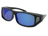 Black Frame-blue Mirrored Gray Lenses