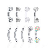 2#Silver 16G 6mm