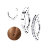 18K White Gold Filled