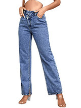 Split Hem Blue Split Hem Blue